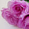 искусственные цветы розы цвета сиреневый 8