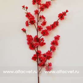 искусственные цветы сакура цвета красный 4